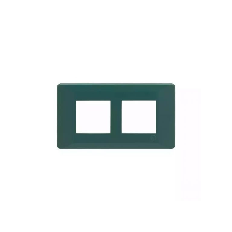 entice 4 module plate- Bottle Green L T CB91104FD11 entice4moduleplate bottlegreen cb91104fd11 front