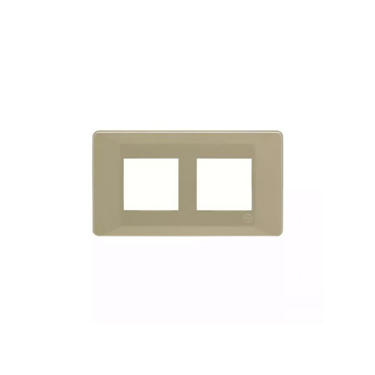 entice 4 module plate- Gold Rush L T CB91104FU11 entice4moduleplate goldrush cb91104fu11 front