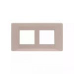 entice 4 module plate- Rose Gold L T CB91104FL11 entice4moduleplate rosegold cb91104fl11 front