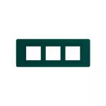 entice 6 module plate- Bottle Green L T CB91106FD11 entice6moduleplate bottlegreen cb91106fd11 front