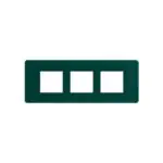 entice 6 module plate- Bottle Green L T CB91106FD11 entice6moduleplate bottlegreen cb91106fd11 front