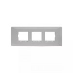 entice 6 module grid frame 6 Module Cover White L T CB91106FW00 entice6moduleplate framecover cb91106fw00 front