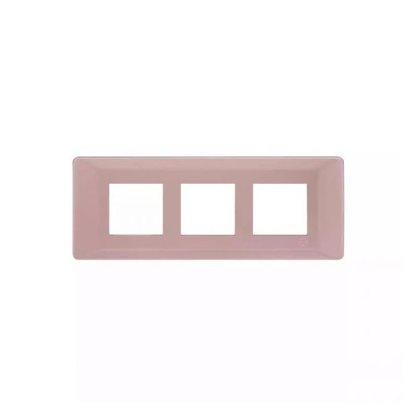 entice 6 module plate- Rose Gold L T CB91106FL11 entice6moduleplate rosegold cb91106fl11 front