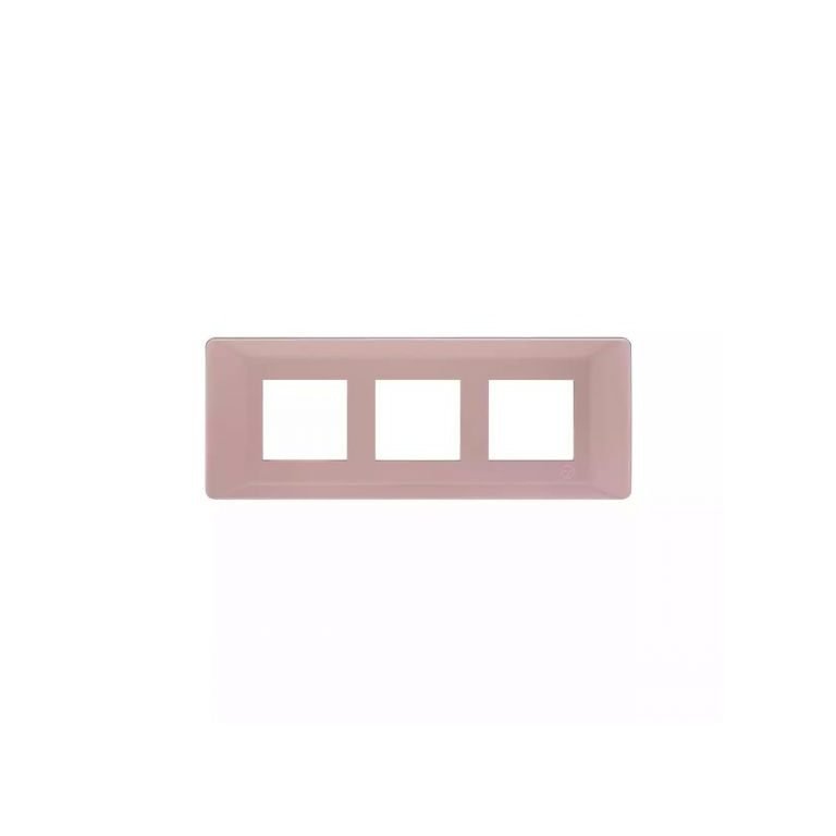 entice 6 module plate- Rose Gold L T CB91106FL11 entice6moduleplate rosegold cb91106fl11 front