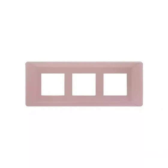 entice 6 module plate- Rose Gold L T CB91106FL11 entice6moduleplate rosegold cb91106fl11 front