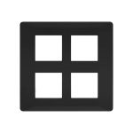 entice 8 M plate Square- Black Beauty L T CB91208FB11 entice8mplatesquare blackbeauty cb91208fb11 front