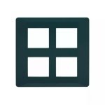entice 8 M plate Square- Bottle Green L T CB91208FD11 entice8mplatesquare bottlegreen cb91208fd11 front