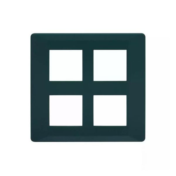 entice 8 M plate Square- Bottle Green L T CB91208FD11 entice8mplatesquare bottlegreen cb91208fd11 front