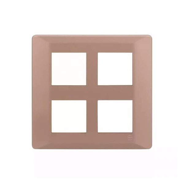 entice 8 M plate Square- Rose Gold L T CB91208FL11 entice8mplatesquare rosegold cb91208fl11 front