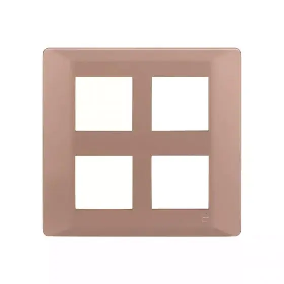 entice 8 M plate Square- Rose Gold L T CB91208FL11 entice8mplatesquare rosegold cb91208fl11 front