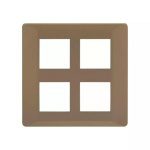 entice 8 M plate Horztl- Rustic Gold L T CB91108FR11 entice8mplatesquare rusticgold cb91108fr11 front
