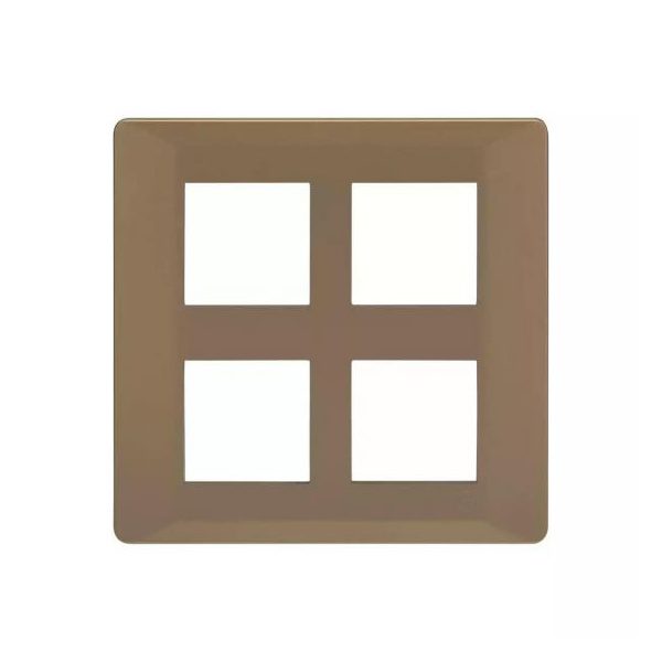 entice 8 M plate Horztl- Rustic Gold L T CB91108FR11 entice8mplatesquare rusticgold cb91108fr11 front