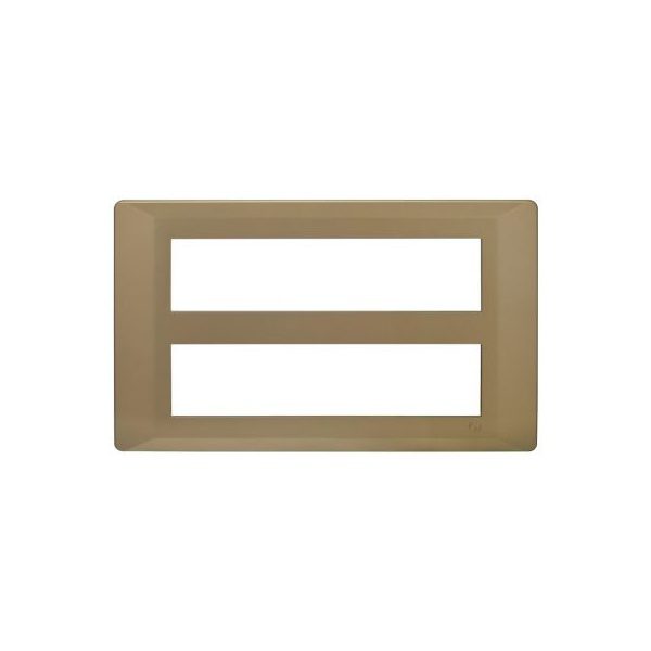 entice 16 module plate- Gold Rush L T CB91116FU11 entice 16 module plate gold rush cb91116fu11 front