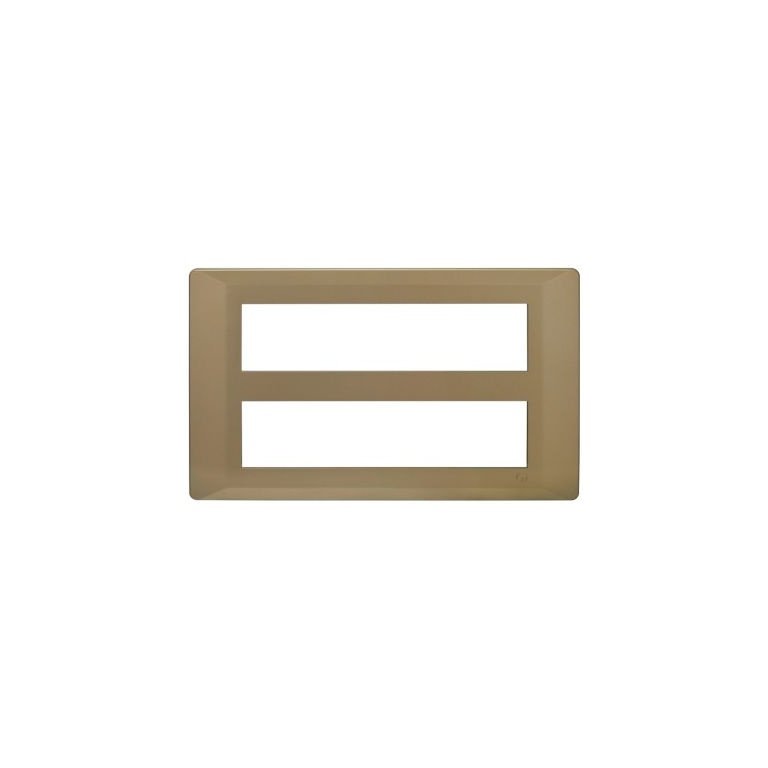 entice 16 module plate- Gold Rush L T CB91116FU11 entice 16 module plate gold rush cb91116fu11 front