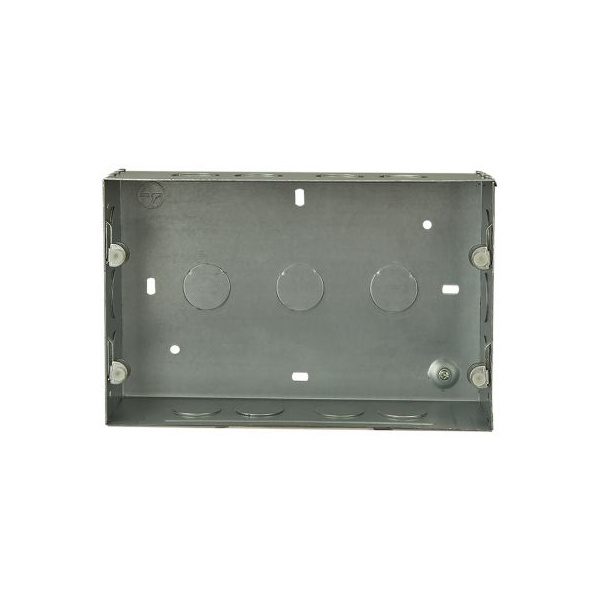 entice GI Metal Box- 12 Module L T CB91112WM00 entice gi metal box 12 module cb91112wm00 front
