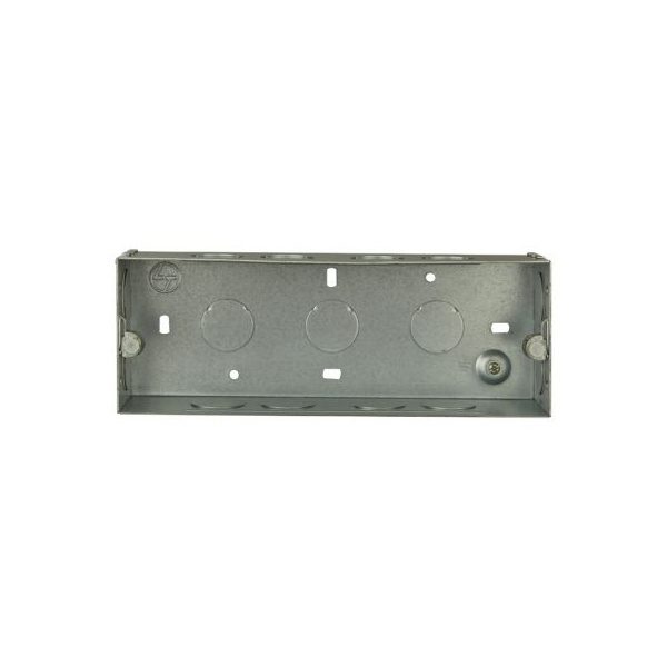 entice GI Metal Box- 6 Module L T CB91106WM00 entice gi metal box 6 module cb91106wm00 front