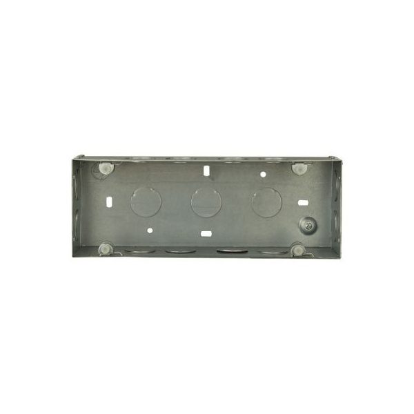 entice GI Metal Box- 8 Module Horizontal L T CB91108WM00 entice gi metal box 8 module horizontal cb91108wm00 front