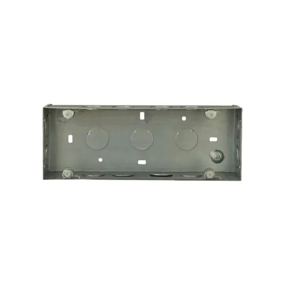 entice GI Metal Box- 8 Module Horizontal L T CB91108WM00 entice gi metal box 8 module horizontal cb91108wm00 front