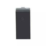 entice Bell Push 10A 1M Cha Grey L T CB91101BG10 enticebellpush10a1m chagrey cb91101bg10 front