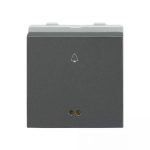 entice bell push 10A ind 2M Cha Grey L T CB91302BG10 enticebellpush10aind2m chagrey cb91302bg10 front