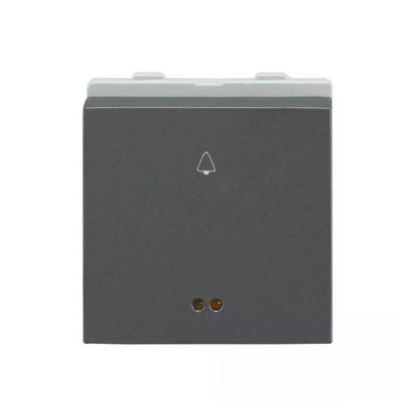 entice bell push 10A ind 2M Cha Grey L T CB91302BG10 enticebellpush10aind2m chagrey cb91302bg10 front