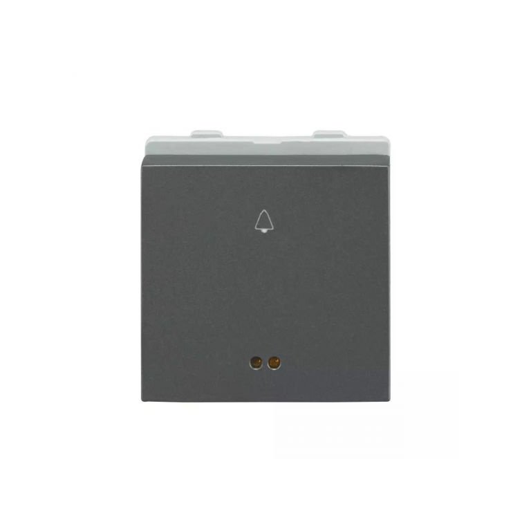 entice bell push 10A ind 2M Cha Grey L T CB91302BG10 enticebellpush10aind2m chagrey cb91302bg10 front