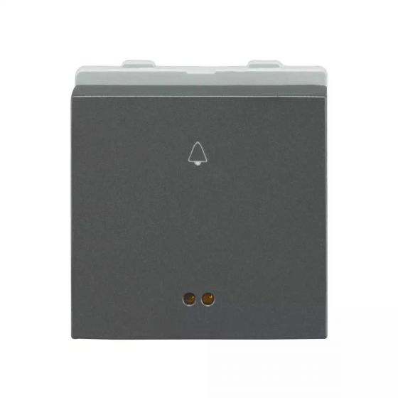 enticebellpush10aind2m-chagrey_cb91302bg10_front.jpg entice bell push 10A ind 2M Cha Grey L T CB91302BG10 enticebellpush10aind2m chagrey cb91302bg10 front
