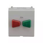 entice Motor starter switch 25A 2M White L T CB91102MW25 enticemotorstarterswitch25a2m cb91102mw25 front