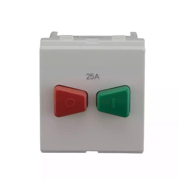 entice Motor starter switch 25A 2M White L T CB91102MW25 enticemotorstarterswitch25a2m cb91102mw25 front