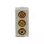 entice RCA Connector 1M White L T CB91201TW00 enticercaconnector1m cb91201tw00 front
