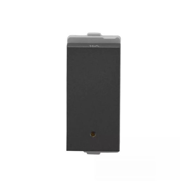entice switch 16A 1way ind 1M-Cha Grey L T CB91301SG16 enticeswitch16a1wayind1m chagrey cb91301sg16 front