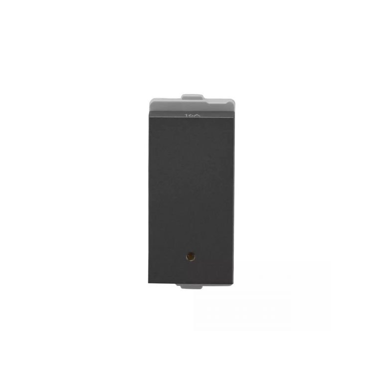 entice switch 16A 1way ind 1M-Cha Grey L T CB91301SG16 enticeswitch16a1wayind1m chagrey cb91301sg16 front