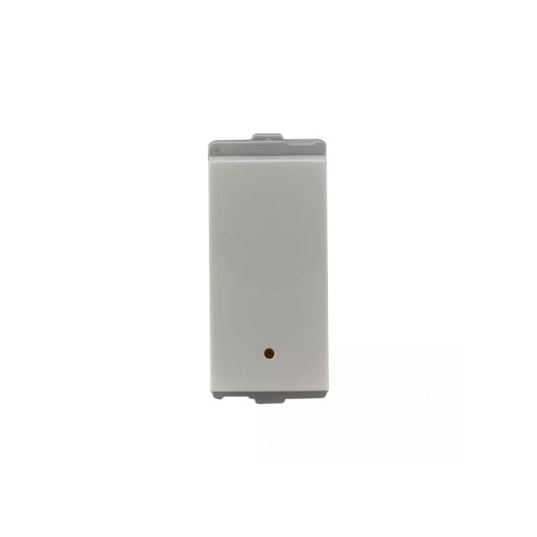 entice switch 25A 1 Way with indicator 1M White L T CB91301SW25 enticeswitch25a1 waywithindicator1m cb91301sw25 front