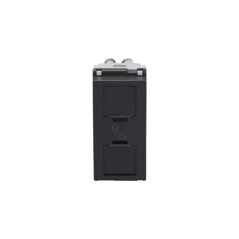 entice Twin RJ 11, 1M Cha Grey L T CB91201TG11 enticetwinrj111m chagrey cb91201tg11 front