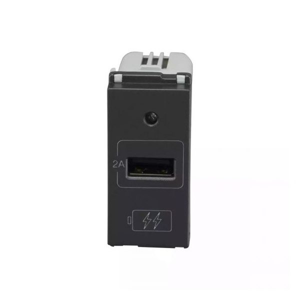 entice USB Charger 2000 mA 1M Charcoal row L T CB91101AG02 enticeusbcharger2000ma1m charcoalgrey cb91101ag02 front