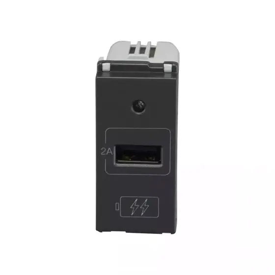 entice USB Charger 2000 mA 1M Charcoal row L T CB91101AG02 enticeusbcharger2000ma1m charcoalgrey cb91101ag02 front