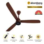 Atomberg Renesa Prime 1200 mm BLDC Ceiling Fan with Remote Control LED Indicators Gloss Brown fangx23s6bywdqk6 01