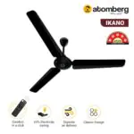 Atomberg Ikano 1400 mm BLDC Ceiling Fan with Remote Control LED Indicators Gloss Black ikano 1400 pli black2
