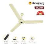 Atomberg Ikano 1400 mm BLDC Ceiling Fan with Remote Control LED Indicators Gloss Ivory ikano 1400 pli ivory2