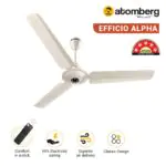 Atomberg Efficio Alpha 1200 mm BLDC Ceiling Fan with Remote Control LED Indicators Gloss Ivory ivory2 1