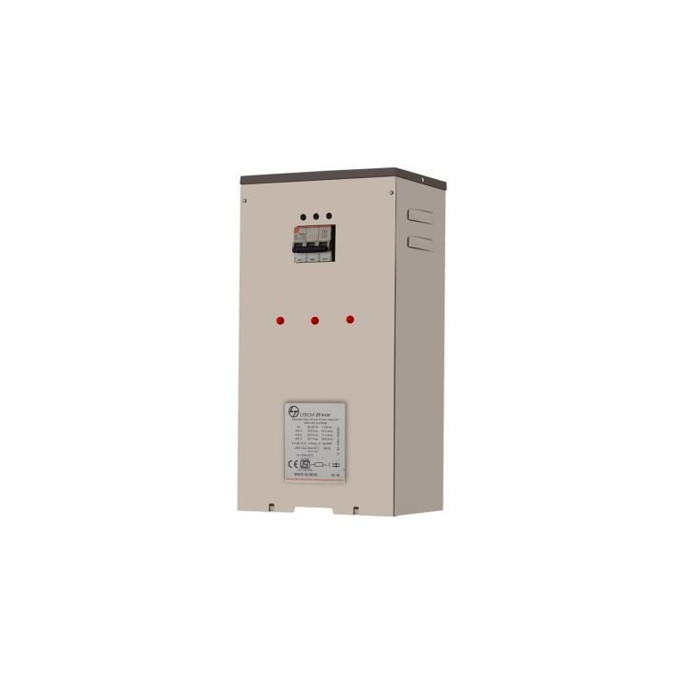 Standard Duty with MCB LED Box Capacitor 5 kVAr 440 VAC L T LTBCM305B2 ltbcm325b2 standard duty with mcb led box capacitor 25