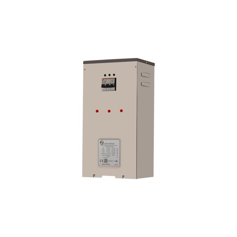 Standard Duty with MCB LED Box Capacitor 10 kVAr 440 VAC L T LTBCM310B2 ltbcm325b2 standard duty with mcb led box capacitor 2