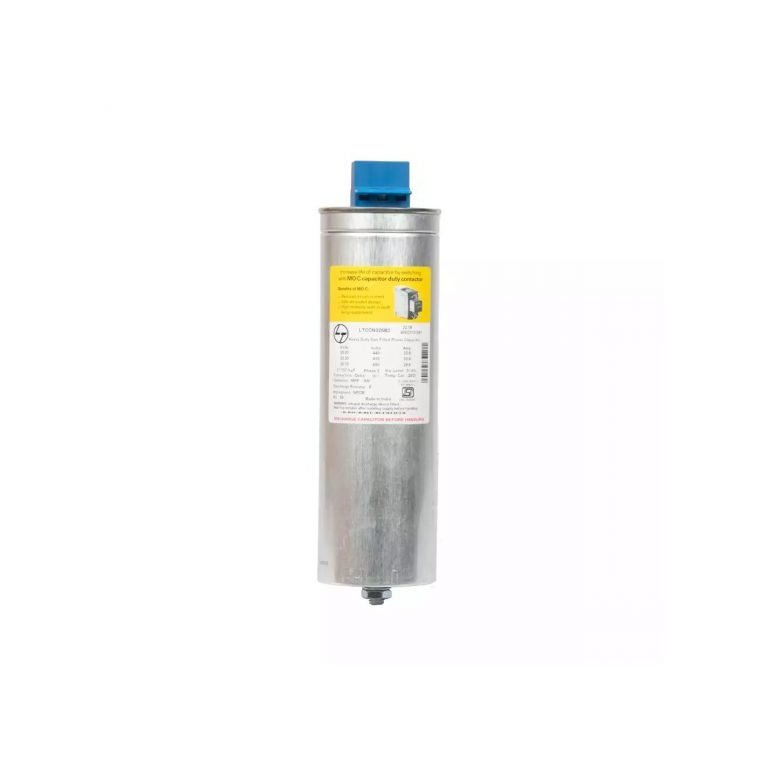 Heavy Duty Gas filled Cylindrical Capacitor 30 kVAr 525 VAC L T LTCCN330M2 ltccn325b2 25 kvar hd gas filled cap440v50hz front