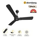 Atomberg Erica 1200 mm BLDC Ceiling Fan with Remote Control Midnight Black midnight black 2