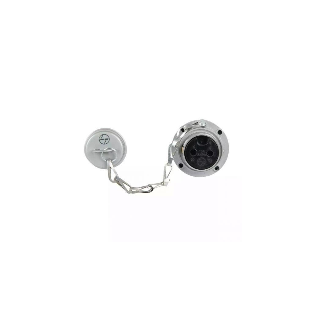 Socket 10A 2 Pin Metal L T MPS210S mps210s 10a 2pin socket metal clad front