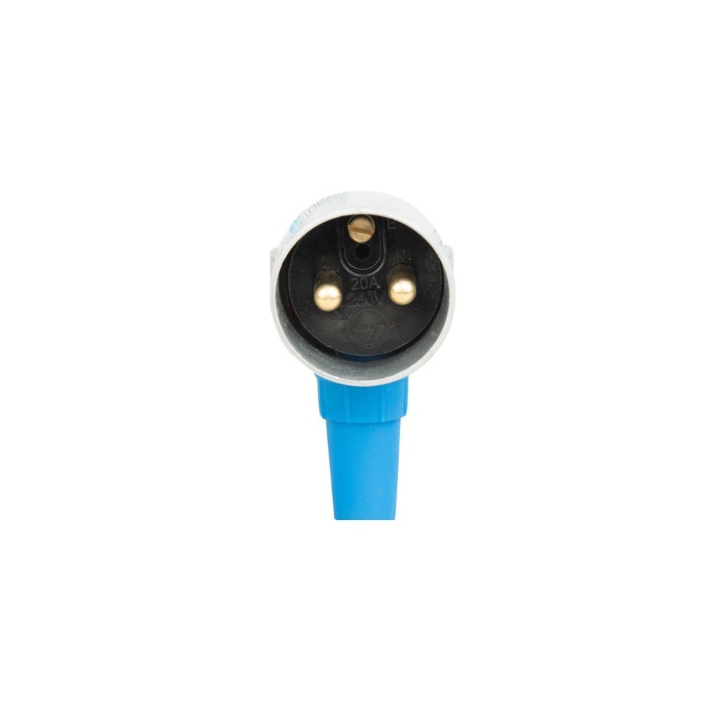 Plug 20A 2 Pin Metal L T MPS220P mps220p 20a 2pin plug metal clad front