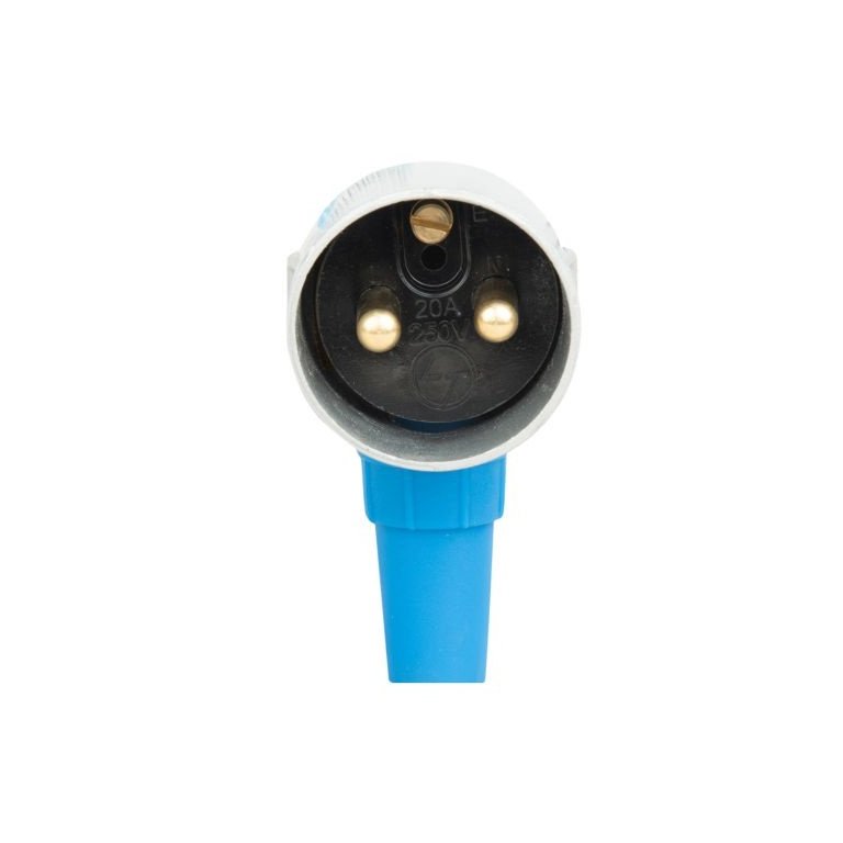 Plug 20A 2 Pin Metal L T MPS220P mps220p 20a 2pin plug metal clad front