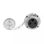 Socket 20A 2 Pin Metal L T MPS220S mps220s 20a 2pin socket metal clad front