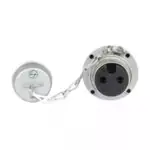 Socket 20A 2 Pin Metal L T MPS220S mps220s 20a 2pin socket metal clad front