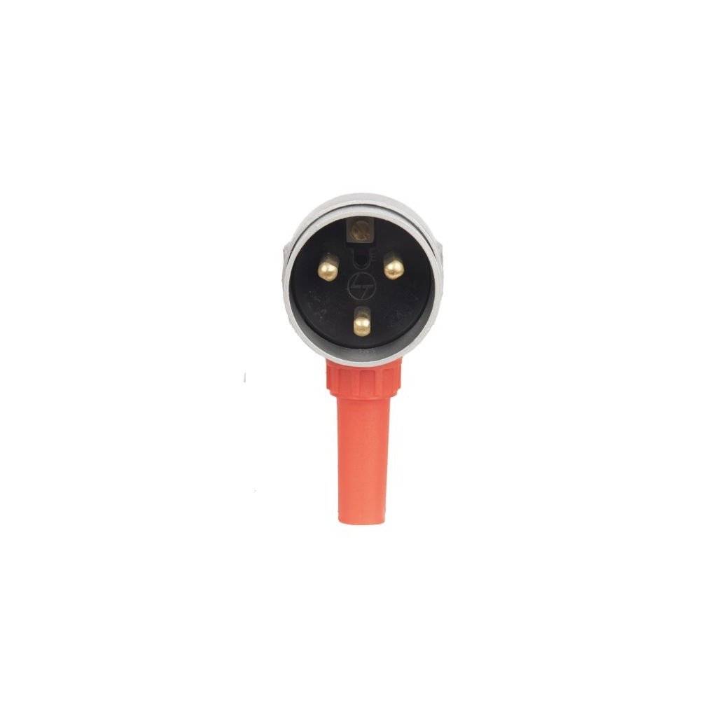 Plug 32A 3 Pin Metal L T MPS332P mps332p 32a 3pin plug metal clad front